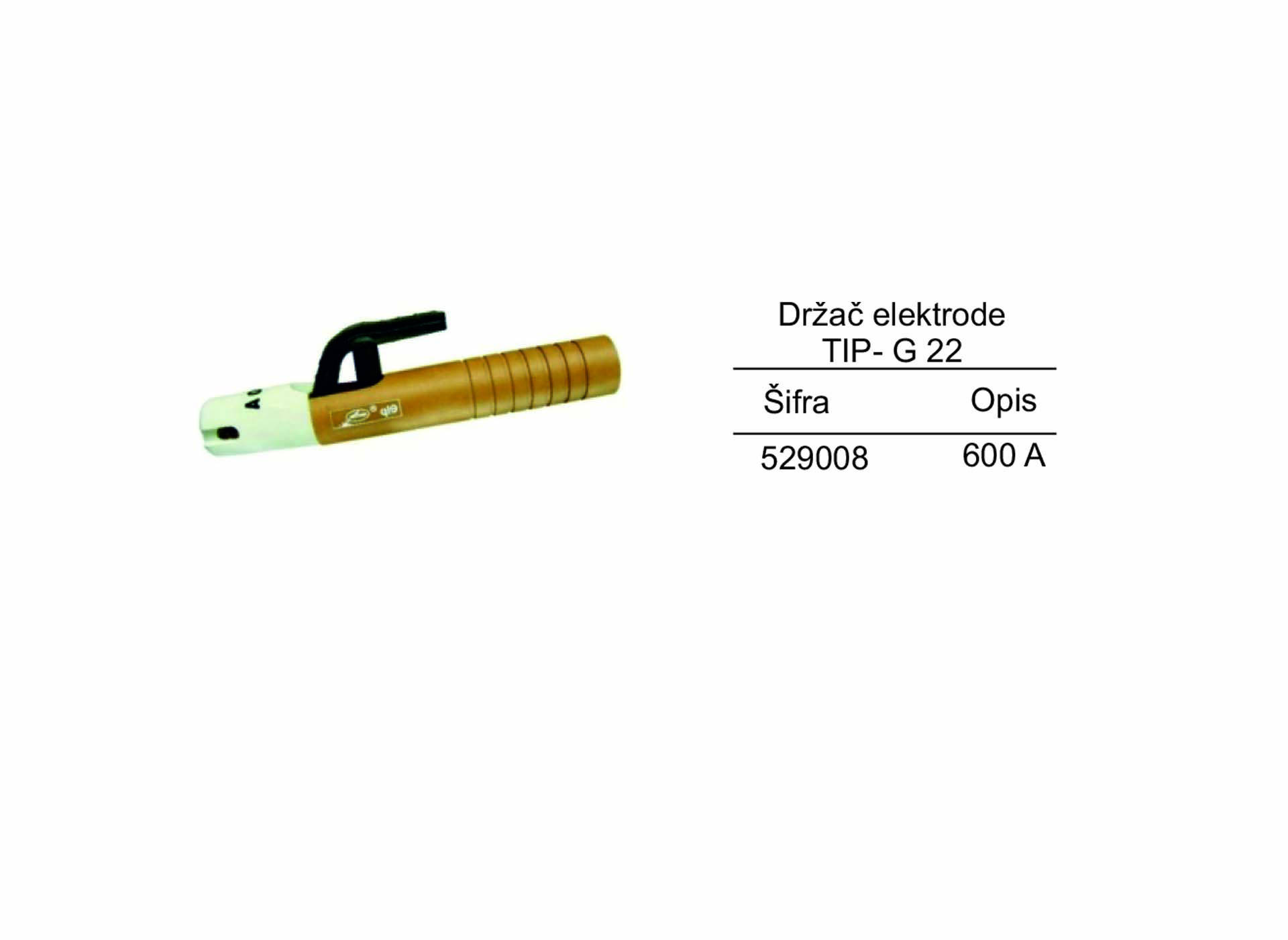 Držač elektrode TIP G22