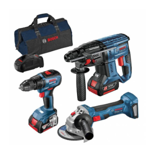 Garnitura akumulatorskog alata 3 u 1 sa punjačem i baterijama 2x5.0Ah Bosch