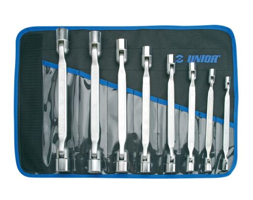 Ključevi nasadni, dvostrani, zglobni u torbici 202-1CT