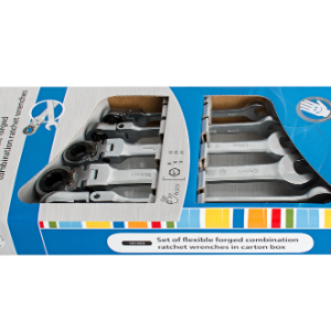 Ključevi viljuškasto-okasti, zglobni, sa čegrtaljkom u kartonskoj kutiji 161-2CS