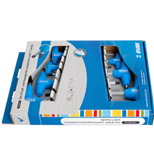 Ključevi imbus loptasti sa T-ručicom, dvostrani, u kartonskoj kutiji 193HXSCS