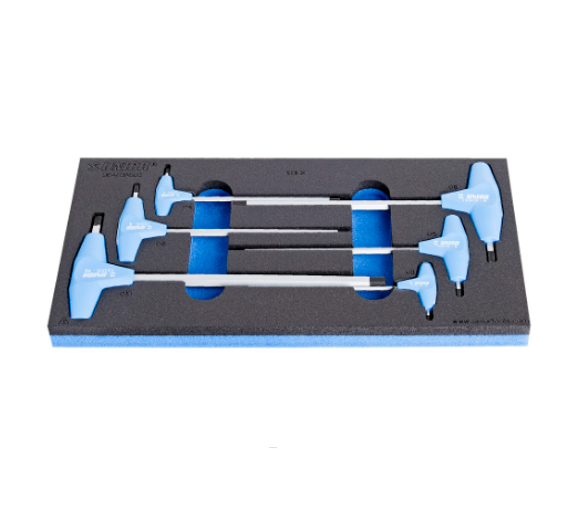 Ključevi imbus sa T-ručicom u SOS ulošku za alat 964-13ASOS