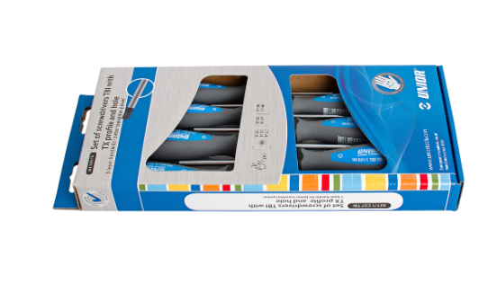 Odvijači TBI sa TX profilom i rupicom u garnituri 621-1CS7TBI